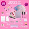 Joyfy Fashion Design Sewing Kit for Kids, 400 Pcs DIY Sewing Crafts with 3 Mannequins, Art and Crafts Toys Ideal Gifts for Girls Aged 8 to 12 - 2 of 4