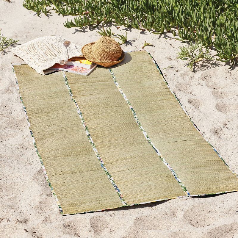 70.5&#34;x35&#34; Woven Rectangle Outdoor Floor Mat Canary - Threshold&#8482;, 3 of 6