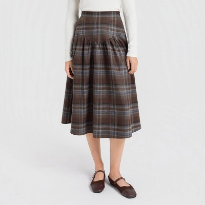 Women's Corduroy Dropped Waist Full Skirt - Universal Thread™
