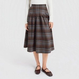 Women's Corduroy Dropped Waist Full Skirt - Universal Thread™ - 1 of 4