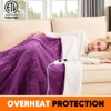 Inhand Heated Blanket Electric Heating Blanket Auto-Off 10 Heat Level Over-Heat Protection Flannel ETL Certified - 2 of 4