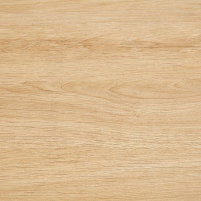 Blonde Wood and White Metal Writing Desk with Storage