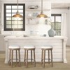 Bar Stool Set Of 2,360-Degree Swivel Bar Stool With Upholstered Seat,Counter Height Bar Stool,Bar Stool For Dining Room,Living Room-Cuddlewood - 2 of 4