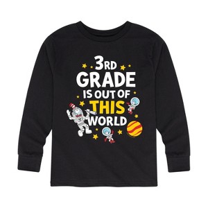 Boys' - Dr. Seuss - Third Grade Out Of This World Long Sleeve Graphic T-Shirt - 1 of 4