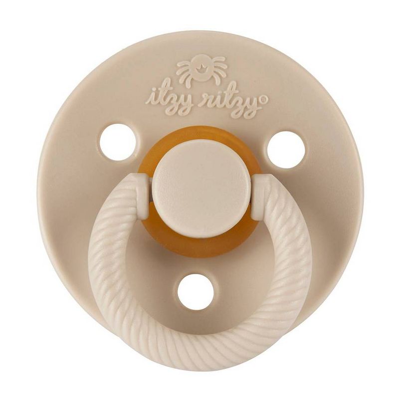 Itzy Ritzy Natural Soother - Natural Rubber Nipple 2pk, 3 of 10