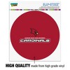 Saginaw Valley State Cardinals Logo Automotive Car Window Locker Circle Bumper Sticker - 3 of 4
