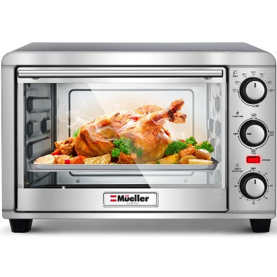 Courant 4-Slice Countertop Toaster Oven with Bake and Broil