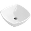 Fine Fixtures Stylized Vessel Bathroom Sink Vitreous China - Square - 3 of 4