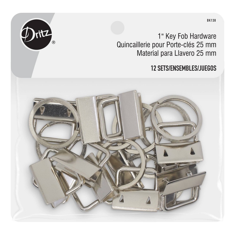 Photos - Key Case Dritz 12ct Key Fob Hardware Set