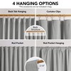 Deconovo 2 Panels Velvet Curtains with 8.5cm New Tape Heading, No Tiebacks, Luxury Soft Drapes for Living Room and Bedroom - 3 of 4