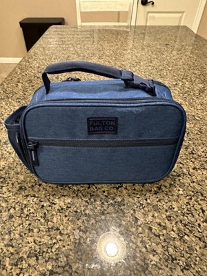 Fulton Bag Co. Expandable Slim Lunch Box - Navy Peony
