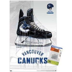 Trends International NHL Vancouver Canucks - Drip Skate 21 Unframed Wall Poster Prints - 1 of 4