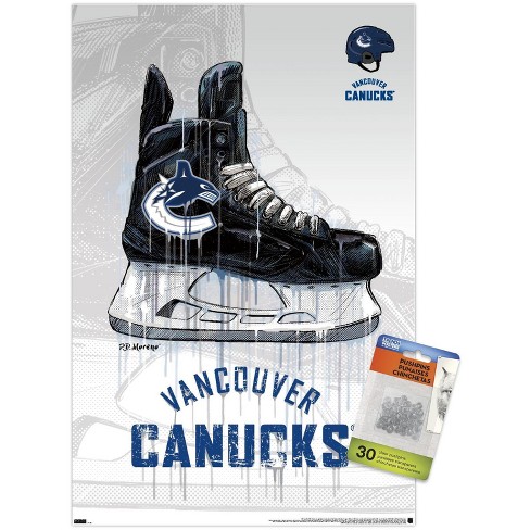 Trends International NHL Vancouver Canucks - Drip Skate 21 Unframed Wall Poster Prints - image 1 of 4