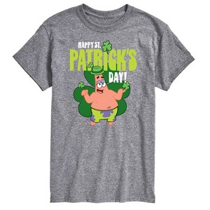 Men's - SpongeBob Squarepants - Happy St. Patricks Day Short Sleeve Graphic T-Shirt - 1 of 4