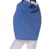 Women's High Slit Detachable Hooded Pullover - ANGEL - 2 of 4