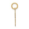 Black Bow Jewelry 14k Yellow Gold, Jersey Collection, Medium Number 8 Pendant - 2 of 4