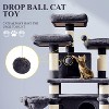 Allewie 68 Inches Cat Tree/Cat Tree House and Towers for Large Cat/Cat Climbing Tree with Cat Condo/Cat Tree Scratching Post/Multi-Level Large Cat Tree - 3 of 4