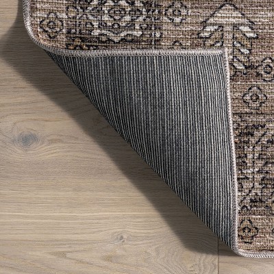 Lauren Liess Redwood Vintage Washable Rectangular Area Rug
