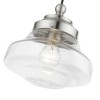 Livex Lighting Avondale 1 - Light Pendant in  Brushed Nickel - 3 of 4