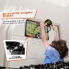AND1 Over the Door Mini Basketball Hoop: 18x12 Shatterproof Backboard, 2 Mini Basketballs, and Hand Pump Included - Ultimate Indoor Accessory - 3 of 4