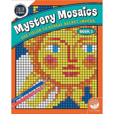 MindWare Color By Number Mystery Mosaics: Book 1 - Coloring Books