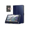 SaharaCase Hand Strap Series Folio Case for Amazon Fire 7 (2022) Blue (TB00250) - 3 of 4