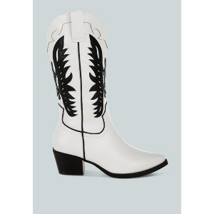 Thistle Winged Patchwork Cowboy Boots - 1 of 4