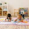 Water Doodle Mat - 19 Piece Kids Painting Writing Color Doodle Drawing Mat - 60" x 42" - 2 of 4