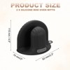 Unique Bargains Heat Resistant Mini Silicone Oven Mitts for Air Fryer Kitchen Cooking 2 Pcs - 2 of 4