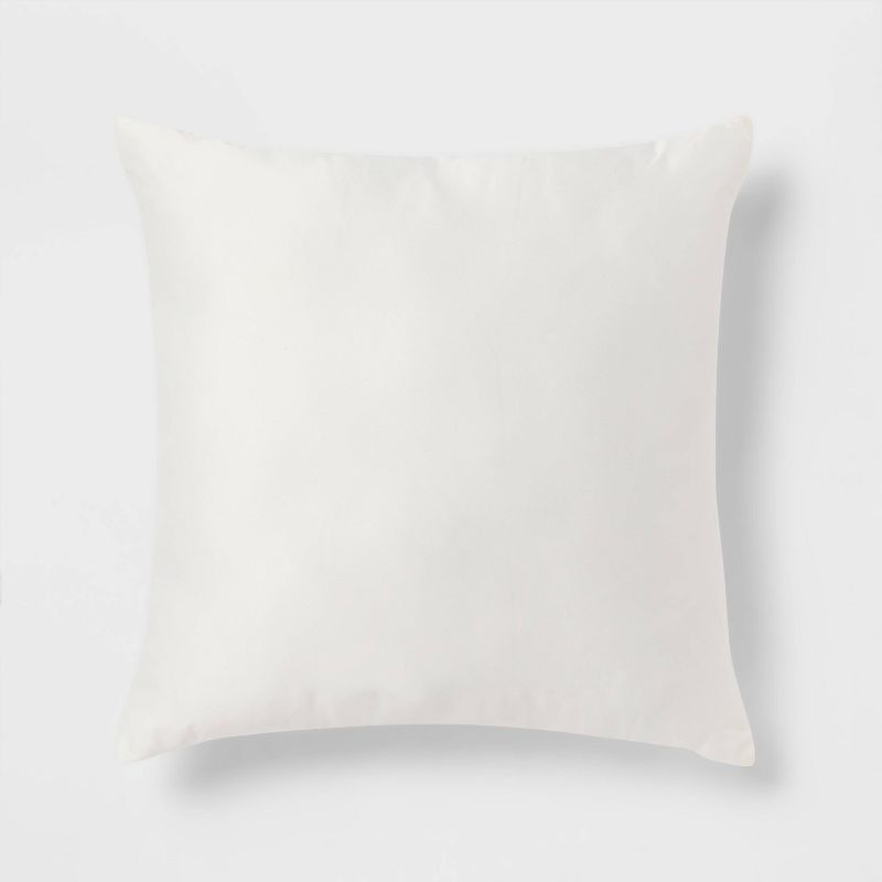 Satin Square Decorative Pillow Ivory/Dark Yellow - Room Essentials&#8482;, 4 of 9