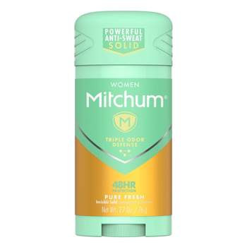 Mitchum Women's Triple Odor Defense Antiperspirant & Deodorant Stick - Pure Fresh - 2.7oz