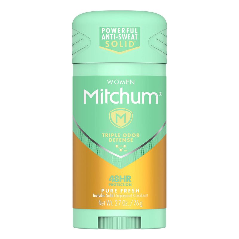 Mitchum Women&#39;s Triple Odor Defense Antiperspirant &#38; Deodorant Stick - Pure Fresh - 2.7oz, 1 of 6