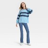 Women's Striped Oversized French Terry Crewneck Sweatshirt - JoyLab™ - 3 of 3
