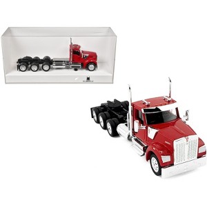 Kenworth W990 3-Axel Day Cab Red 1/87 (HO) Scale Plastic Model Car by HO Logistics - 1 of 4