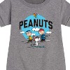 - Peanuts - Snoopy and Friends Skiing Graphic Short Sleeve Fleece Dress - 2 of 4