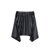 Girl Faux Leather Hi-Low Pleated Skirt - OMAMImini - 3 of 3