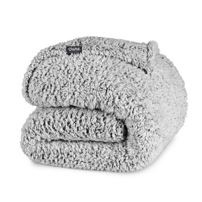 Cozy Faux Shearling Bed Blanket by Bare Home