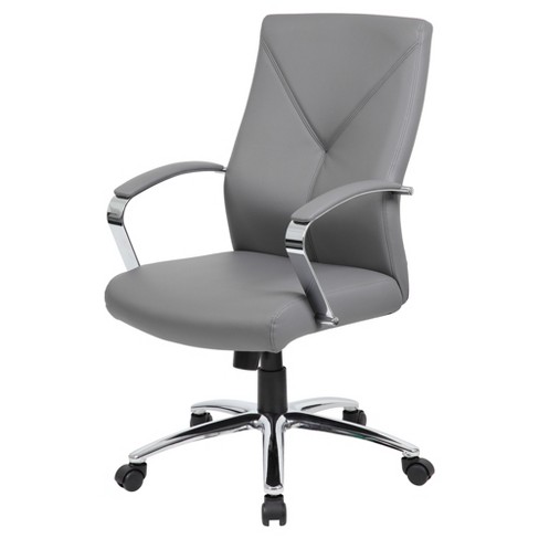 Contemporary Executive Office Chair Gray Boss Target