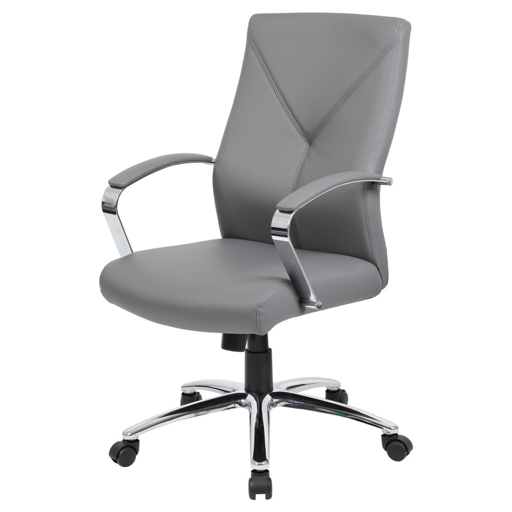 Photos - Computer Chair BOSS Modern Executive Office Chair Gray -  Office Products 