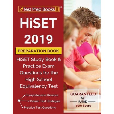 HiSET 2019 Preparation Book - by  Test Prep Books (Paperback)