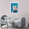 15" x 21" Frenchie and Bubblegum Animals Framed Art Print - Wynwood Studio: Modern Decor, Digital Wall Art, White Plastic Frame - image 3 of 4