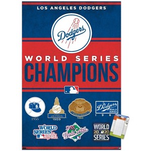 Trends International MLB Los Angeles Dodgers - Champions 23 Unframed Wall Poster Prints - 1 of 4