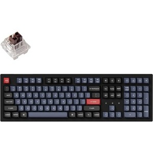 Keychron K10 Pro Bluetooth Mechanical Gaming Keyboard, Hot-Swappable, Full Size, Programmable, RGB LED Backlit, Red Switches for Mac Windows Linux - 1 of 4