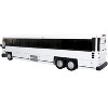 MCI D4500CT Commuter Coach Bus Blank White "The Bus & Motorcoach Collection" Limited Ed 1/50 Plastic Model by Iconic Replicas - 3 of 4