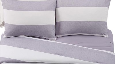 Lavelle Red and Blue Reversible Full Microfiber Quilt Set