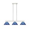 Z-Lite Cobalt 3 - Light Island Pendant Light in  Brushed Nickel - 4 of 4