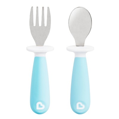 Nuk For Nature Pretensil Dipper Spoon And Fork Set - 2pk : Target