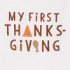 Baby 'My First Thanksgiving' Bodysuit - Just One You® made by carter's White - image 2 of 2