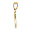 Black Bow Jewelry 14k Yellow Gold, Mimi Collection, Small Script Initial S Pendant - 2 of 4