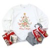 Simply Sage Market Women's Graphic Sweatshirt Merry and Bright Tree Grunge - 2 of 2